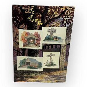 1985 Frame House Gallery #12 Seasonal Covered Bridges Cross Stitch Booklet